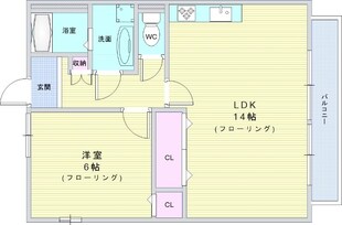 プレジオ中尾の物件間取画像